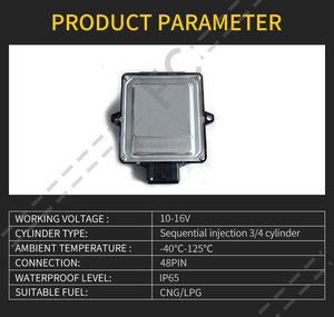 Logiciel de programmation ECU 48 broches pour système GPL/GNV, kit de conversion ECU GNV 4 cylindres, ensemble complet avec faisceau de câbles - Product Image 6