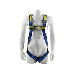 CE working at heights line man polyester full body safety harness safety belt