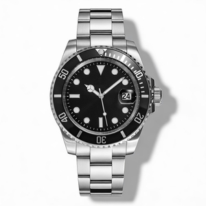 Reloj BOMAXE de Acero Inoxidable con Logotipo Personalizado, Resistente al Agua 5BAR, Reloj de Lujo para Hombre con Movimiento de Cuarzo, Caja y Correa de Acero Inoxidable, Diseño de Mariposa - Product Image 1