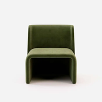 Moderne Simple Personnalisé Tissu Hôtel Simple Chaise De Loisirs Maison Salon Dossier Canapé Chaise Showroom Lounge Soft Fauteuil