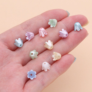 Accessoires de bijoux DIY pour femmes, petite fleur en ABS imitation perle, motif muguet, pour pinces et épingles à cheveux, Été 2025 - Product Image 4