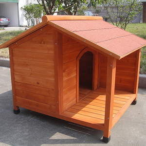 Villa de Lujo para Mascotas con Balcón, Casa para Perros de Madera Sólida, Resistente a la Lluvia y al Sol, para Perros Medianos y Grandes - Product Image 4