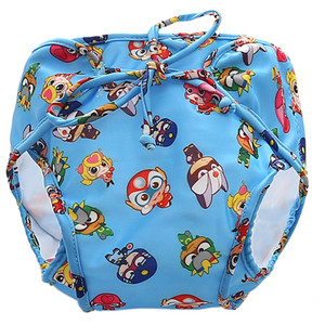 Shorts <span class=keywords><strong>de</strong></span> <span class=keywords><strong>bain</strong></span> pour bébé garçon et fille, personnalisés, imprimés <span class=keywords><strong>de</strong></span> dessins animés, imperméables et anti-fuites - Product Image 4