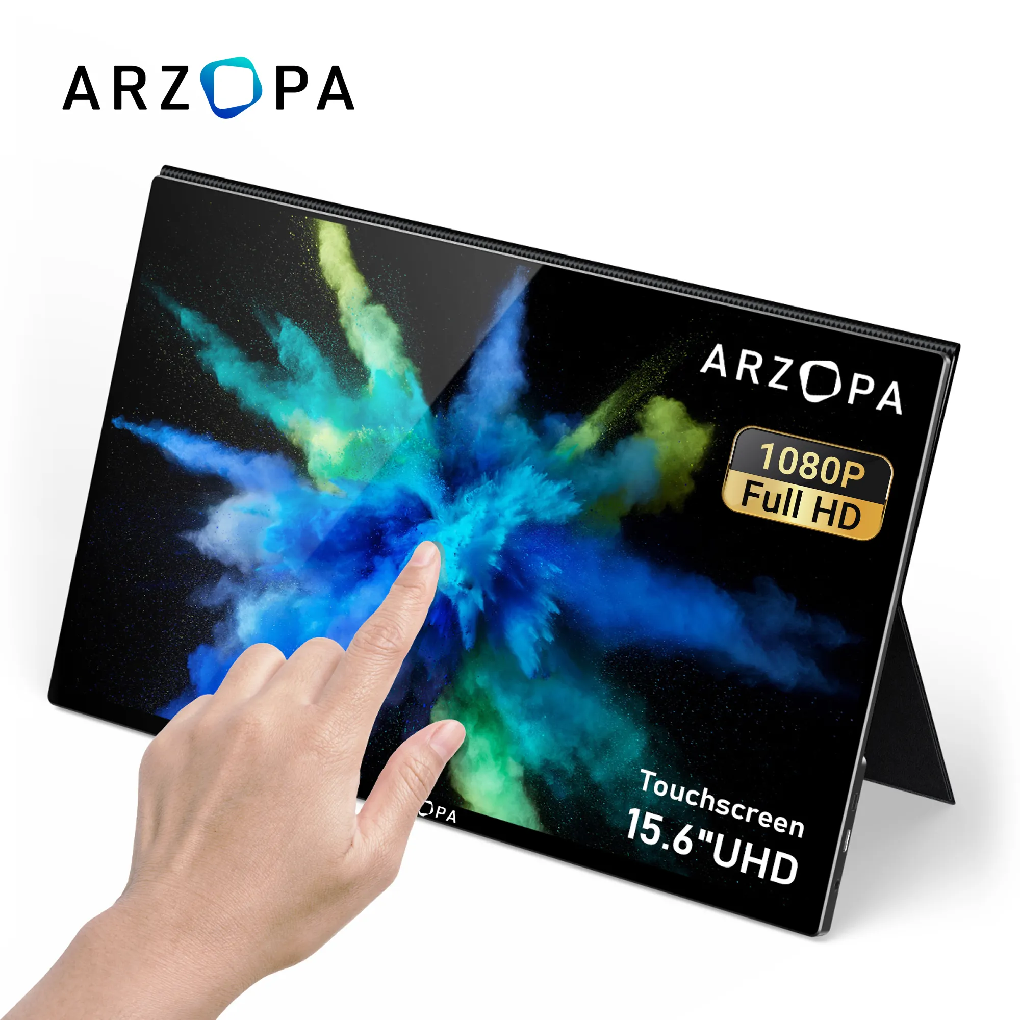 15.6 Inch Triple Display Laptop Gaming Arzopa Portable Touchscreen Monitor for Mobile Phone PS5 Switch