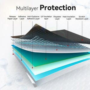 Película Solar para Ventanas de PET Resistente a Arañazos, Rechazo de Rayos UV del 99%, Aislamiento Térmico IR del 90%, Visión Clara, <span class=keywords><strong>Tinte</strong></span> para Ventanas de Automóvil, Garantía de 8-10 Años - Product Image 5