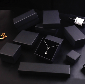 Оптовая продажа, быстрая доставка, низкий минимальный заказ, черный браслет, колье, ожерелье, серьги, упаковочные коробки, Подарочная коробка для упаковки ювелирных изделий - Product Image 6