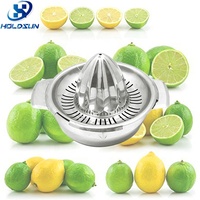Presse-agrumes manuel en acier inoxydable de qualité supérieure avec bol égouttoir pour fruits, citrons verts, oranges et citrons