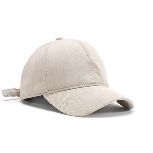 Gorras de Béisbol Unisex al por Mayor, de 6 Paneles, con Hebilla Metálica, Talla Grande, Lisas, para Bordado Personalizado, Gorra de Pana Estilo Dad Hat - Product Image 3