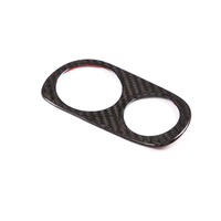 Pour 2011 - 2016 Ferrari 458 véritable fibre de carbone automobile intérieur accessoires phare interrupteur cadre décoratif