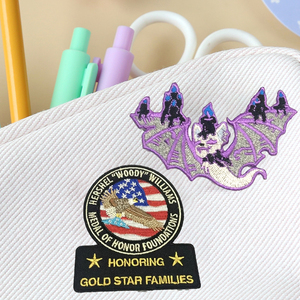 Factory Hot Sale <strong>Design</strong> Your Logo Custom Shape Embroidered Cute Durable Iron on <strong>Patch</strong> - Product Image 1