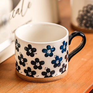 All'ingrosso nuovo stile creativo di lusso retrò dipinto a mano tazze da caffè in ceramica personalizzate Japandi grande regalo porcellana tazza da tè tazza da tè - Product Image 2