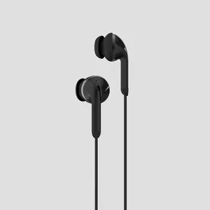 หูฟังราคาถูกและดีหูฟังสเตอริโอ3.5มม. แบบมีสายหูฟัง HIFI ชุดหูฟังหูฟังหูฟังเอียร์บัดพร้อมไมโครโฟนสำหรับ Iphone