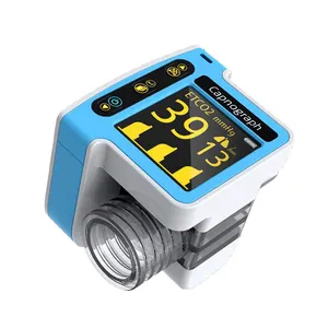 Small smart real time Capnograph ETCO2 monitor for pet clinic animal hospital ICU and emergency veterinary use