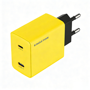 <span class=keywords><strong>Chargeur</strong></span> mural pour téléphone, charge rapide, USB-A, USB-C, prise EU, adaptateur d'alimentation pour smartphone, tablette, ordinateur portable - Product Image 1