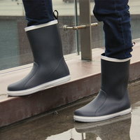 Nouvelles bottes en caoutchouc unisexes Technics à bas prix, injection de caoutchouc, personnalisées, imperméables, légères, mi-hautes, antidérapantes, résistantes à l'usure, bottes de pont