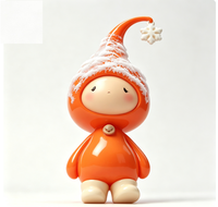Figurine d'elfe d'hiver personnalisée, statue de dessin animé en PVC et ABS, fabrication OEM en Chine, figurine personnalisée pour la vente en gros de produits de marque