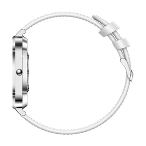 MK90 Ultra-Thin Smartwatch for Women 8.8mm Metal Case Leather Strap BT Call Music Control Custom Watch Faces for IOS Android - Product Image 5