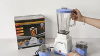 Mixeur Commercial Robuste pour Jus de Fruits 350W Silver Crest SC 1589 3-en-1 : Extracteur de Jus, Mixeur et Blender pour Smoothies