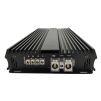 Amplificateur audio de voiture haute puissance 4000W CLASSE D Amplificateurs de basses monobloc à 1 canal avec croisements pour les amateurs d'audio de voiture