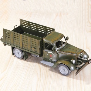 TM810 Retro Tin Car Liberation Truck Model Decoración Vintage Nostálgico Clásico Metal Crafts Home Bar Loft Decor - Product Image 6