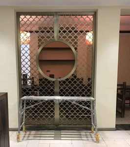 Paredes Divisorias <span class=keywords><strong>de</strong></span> Oficina <span class=keywords><strong>de</strong></span> Metal <span class=keywords><strong>de</strong></span> 6 Pies <span class=keywords><strong>de</strong></span> Altura, <span class=keywords><strong>Separador</strong></span> <span class=keywords><strong>de</strong></span> Habitaciones, Diseño Rústico, Biombo Plegable <span class=keywords><strong>de</strong></span> 6 Paneles, Impermeable, Multifuncional - Product Image 4