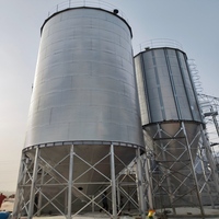 Feuerverzinktes Stahlsilo für Getreide 50-1000 Tonnen Futterlagerung Landwirtschaftsbau Hohe Kapazität ISO/CE-Zertifiziert 25-40 Jahre Haltbarkeit