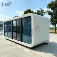 Rumah Kabin Apel JJM 20ft 40ft Modern Populer untuk Luar Ruangan, Rumah Prefab Mini, Rumah Kerja Mobile, Pod Kantor, Rumah Kontainer