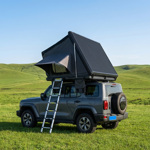 Carpa de Techo Resistente para Auto Todoterreno, Carpa de Camping Impermeable de Carcasa Rígida para SUV, Doble Capa, para 3 Personas, Tipo Recto para las Cuatro Estaciones - Product Image 1