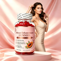 Gummies d'augmentation mammaire aux saveurs de cerise, baies mélangées, myrtille et orange