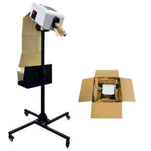 New Condition Automatic Kraft Paper Cushion Filter Void Fill Folding <b>Machine</b> 100-240V 100W 18kg 1 Year Warranty - Product Image 1