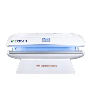 Lying Down Home Tanning Bed W4 Booth Taning Machine Solarium Sunroom Sunbed For Skin Sunbathing