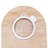 Consommables médicaux jetables de poche de colostomie adulte en deux pièces pour fournitures médicales de sac de stomie de stomie