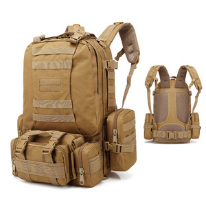 Sac à dos tactique camouflage pour homme, grande capacité, imperméable, en tissu Oxford polyester, nouvelle fermeture éclair, pour le sport, vente en gros - Product Image 2