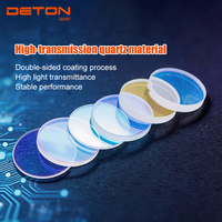 Lentille de protection optique pour tête laser DETON, anti-éclaboussures, anti-poussière, consommable pour le traitement industriel au laser à fibre