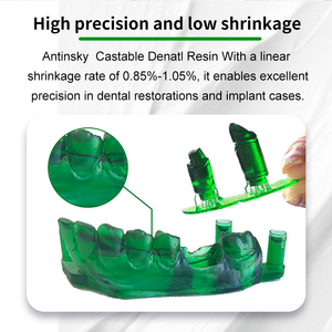 Résine dentaire moulable Antinsky pour imprimante 3D DLP LCD 405nm 0,5kg, résine photopolymère, livraison gratuite JP - Product Image 3