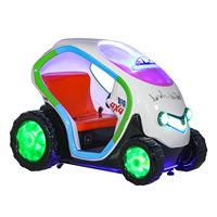 Machine de jeu d'arcade de course en fibre de verre à monnayeur pour enfants, avec écran en anglais, pour Centres de jeux, Parcs d'attractions et Centres commerciaux