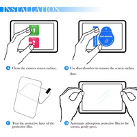 Protection d'écran en verre trempé ultra-fin 2.5D de qualité AAA anti-rayures, anti-traces de doigts et anti-reflets, sans bulles