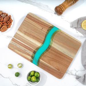 <span class=keywords><strong>Planche</strong></span> à déjeuner personnalisée multifonctionnelle en résine époxy <span class=keywords><strong>Planche</strong></span> de service à charcuterie en bois <span class=keywords><strong>Planche</strong></span> à découper en bois et résine - Product Image 6