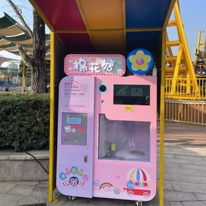 Máquina Expendedora de Algodón de Azúcar con Calefacción Ajustable de 800W-2500W para Uso en Parques de Atracciones - Product Image 1