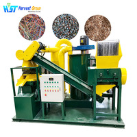 Granulateur de fil de cuivre HVST 500-1000 kg/h, machine à hacher le fil de cuivre, machine de recyclage de câbles à vendre