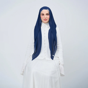 Tùy chỉnh cao cấp voan ngay lập tức Hijabs nam châm chân Hijabs sẵn sàng để mặc hoodie ngay lập tức khăn choàng - Product Image 5