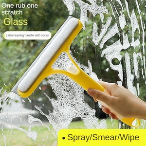 Escobilla de goma suave de doble cara para ventana, mango de goma de plástico, raspador de parabrisas, limpiador de pulverización de agua, ventana de coche, azulejo de vidrio - Product Image 2