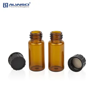 Alwsci 10 Ml Hổ Phách Thủy Tinh Lưu Trữ Lọ Đóng PP Cap Hplc/GC Đưa Mẫu Tự Động Lọ 22x52mm