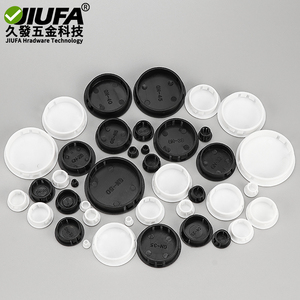 Jiufa Nylon Snap On Hole Plug Round Cover For Furniture Cabinet Door Panel Sealing <b>Dust</b> Proof <b>Cap</b> - Product Image 1