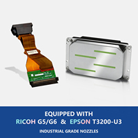 Cinta transportadora para impresora UV híbrida LANQI de 1.8m, compatible con cabezales de impresión Konica, Ricoh, EPSON, formato estable para publicidad, 1800mm