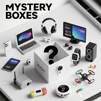 Boîte mystère électronique édition 2025, articles de grande valeur aléatoires : montres intelligentes, manettes de jeu, téléphones, livraison gratuite