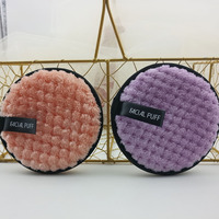 Carrés Démaquillants Réutilisables Lavables, Éponges Nettoyantes Visage en Microfibre