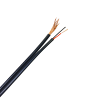 Câble de caméra CCTV HD-SDI de longueur personnalisée 3M 5M 20M Coaxial RG59 avec vidéo BNC et alimentation CC 2-en-1 pour DVR et caméra