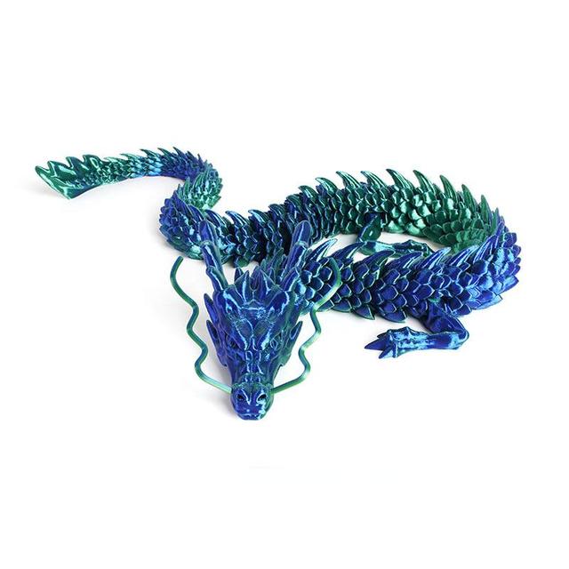 Premium Quality PLA 3D Dragon Chinese Design Colourful Customized Toys 3D Printing Services with for Machining and Free Sample