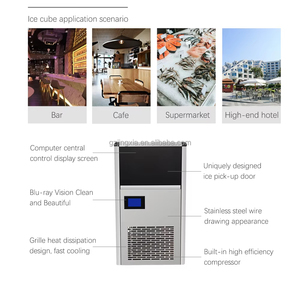 Machine <span class=keywords><strong>à</strong></span> glaçons commerciale <span class=keywords><strong>de</strong></span> haute qualité OEM 25KG/24H, 220V 360W, automatique, pour restaurant - Product Image 4